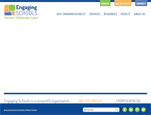 Tablet Screenshot of engagingschools.org